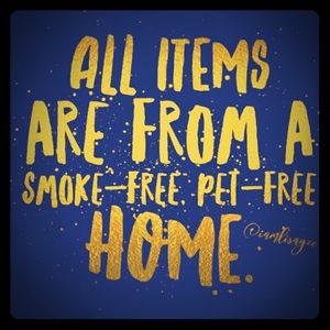 All items from a smoke/pet free home